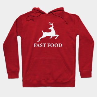 Fast Food Deer Funny Hoodie